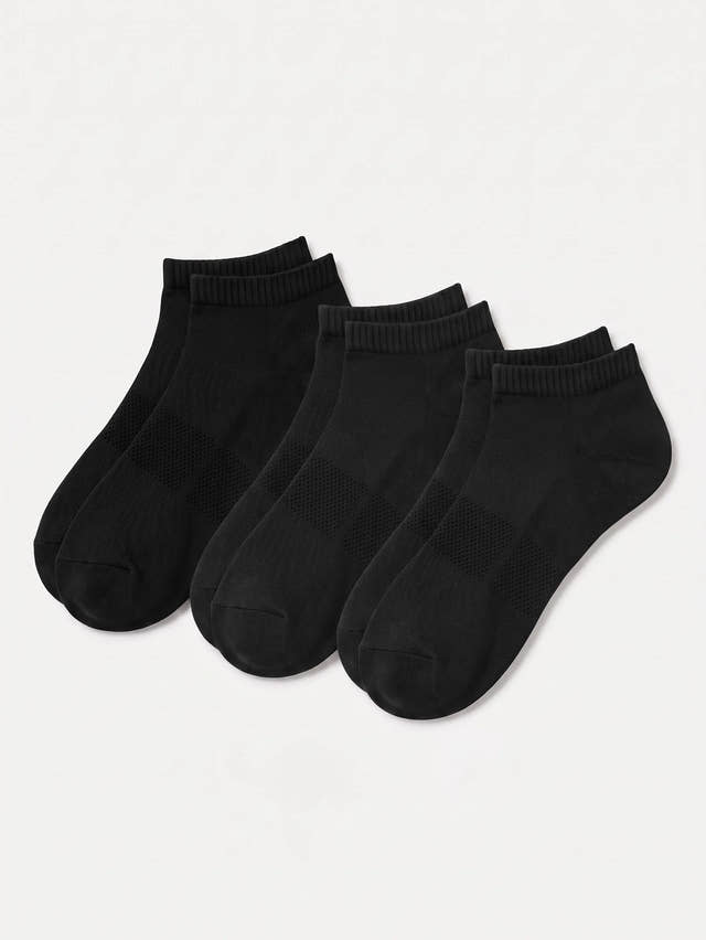 Calcetines invisibles de algodón Supima® — Pack de 3
