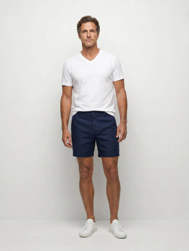Pantaloncini eleganti 100% lino europeo