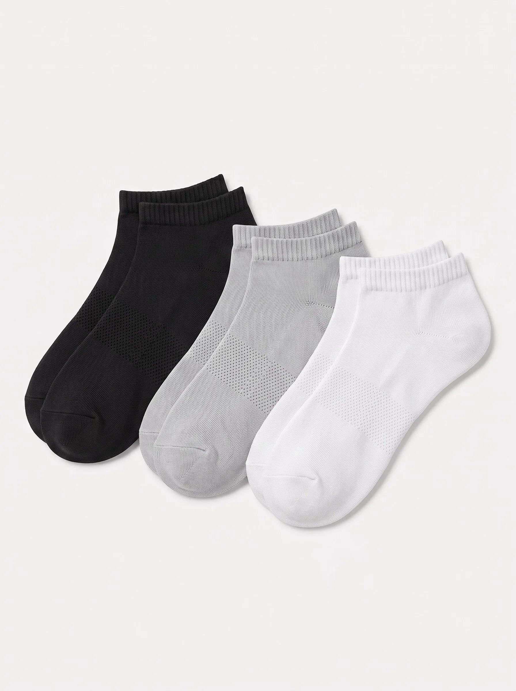 Calcetines invisibles de algodón Supima® — Pack de 3