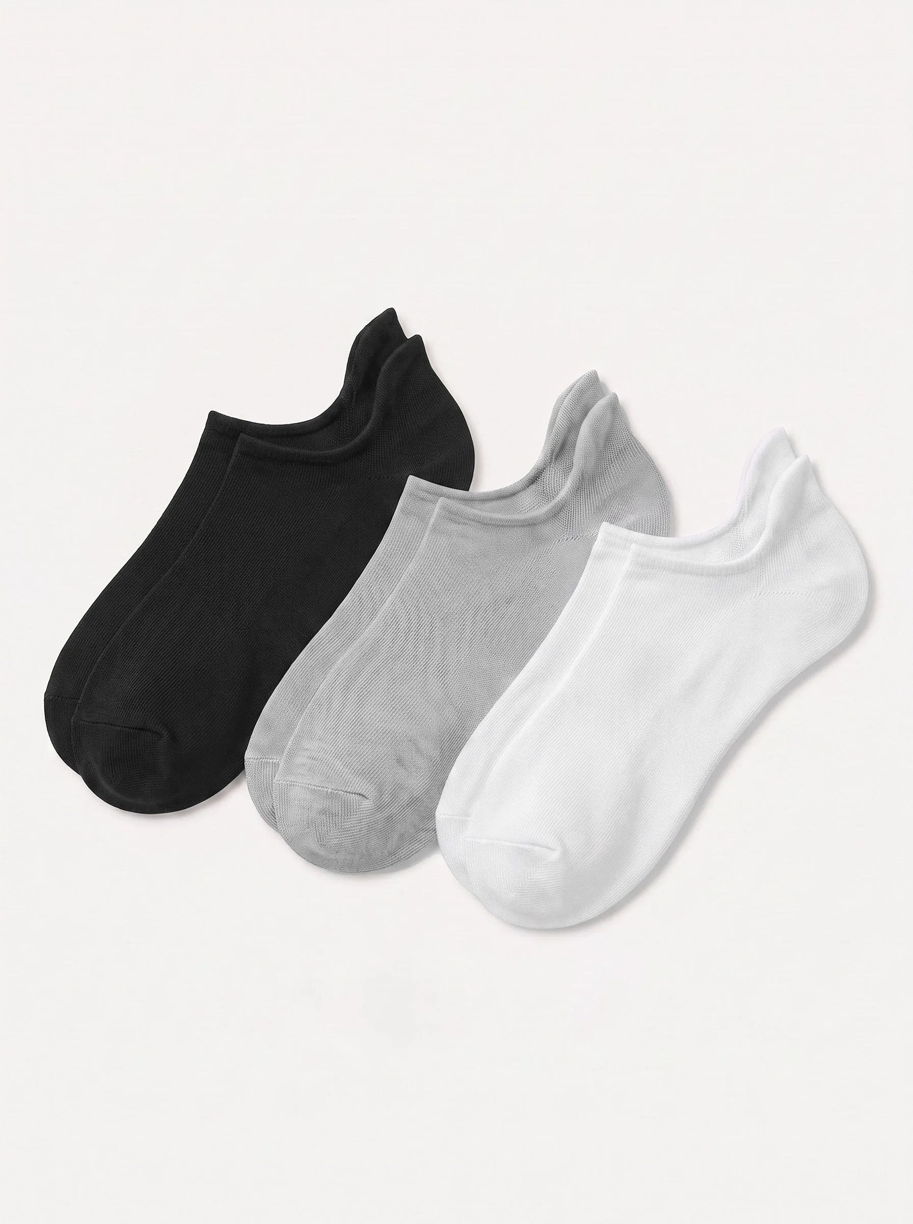 Calcetines tobilleros de algodón Supima® — Pack de 3