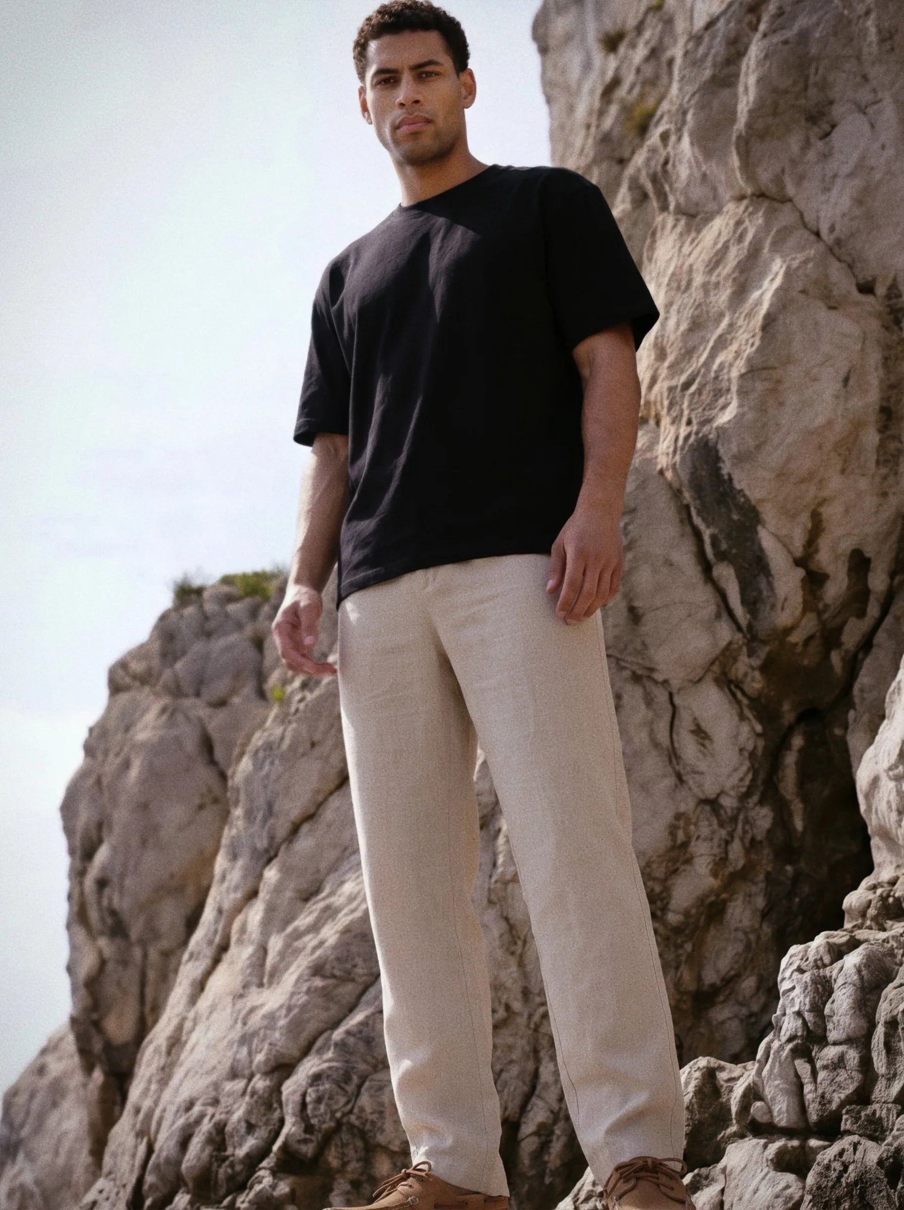 Pantalon habillé 100 % lin européen — 2-Pack
