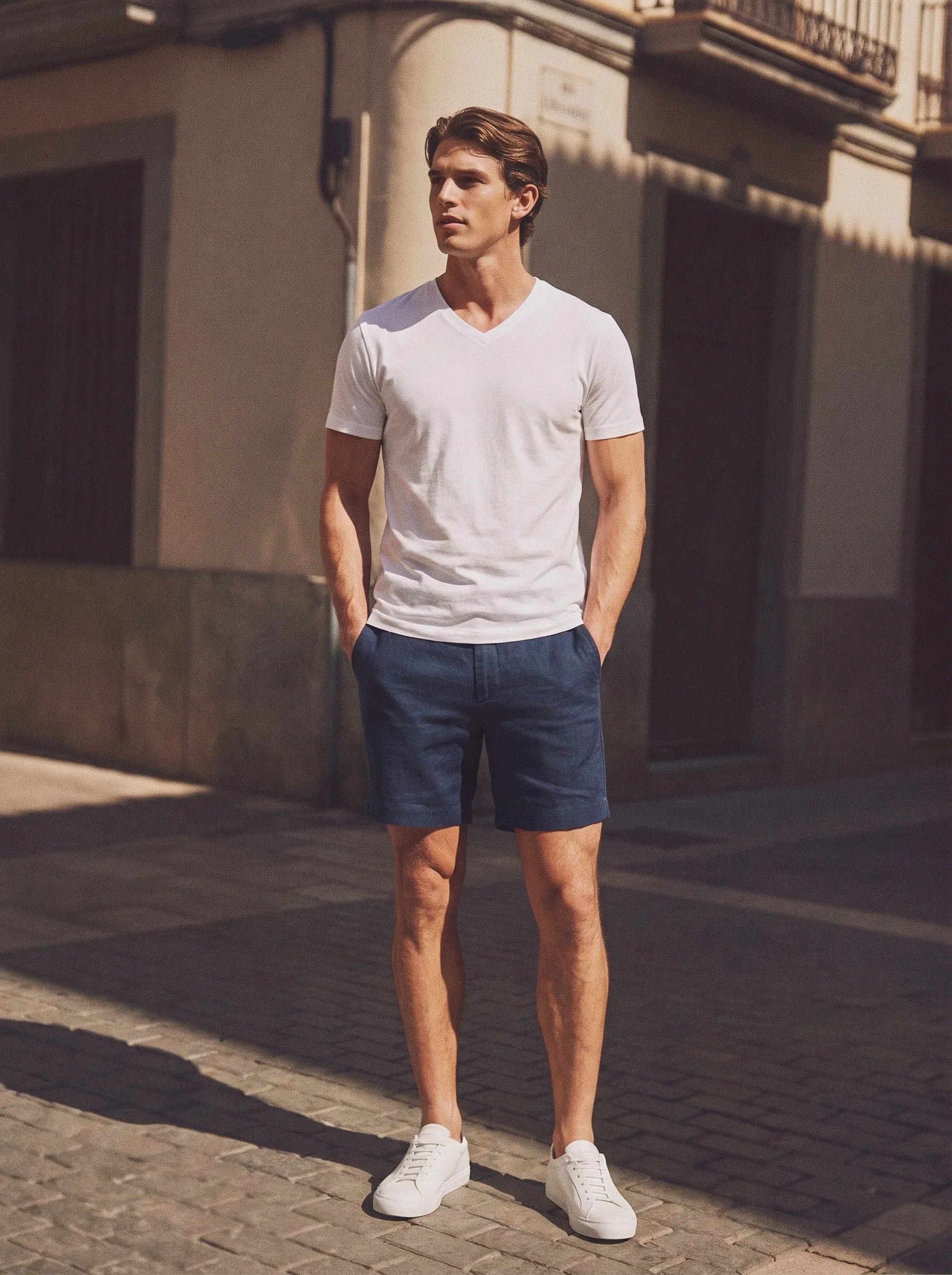 100% European Linen Dress Shorts — 2-Pack