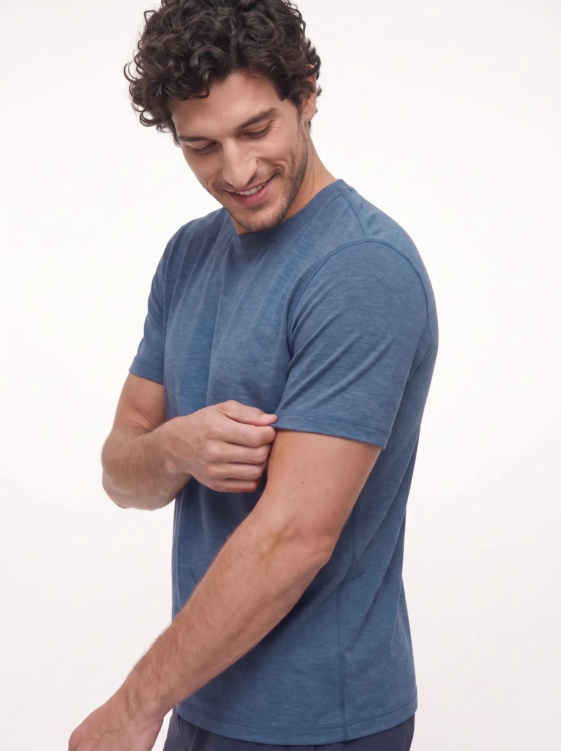 T-shirt col rond sport FlowBlend™ — 3-Pack