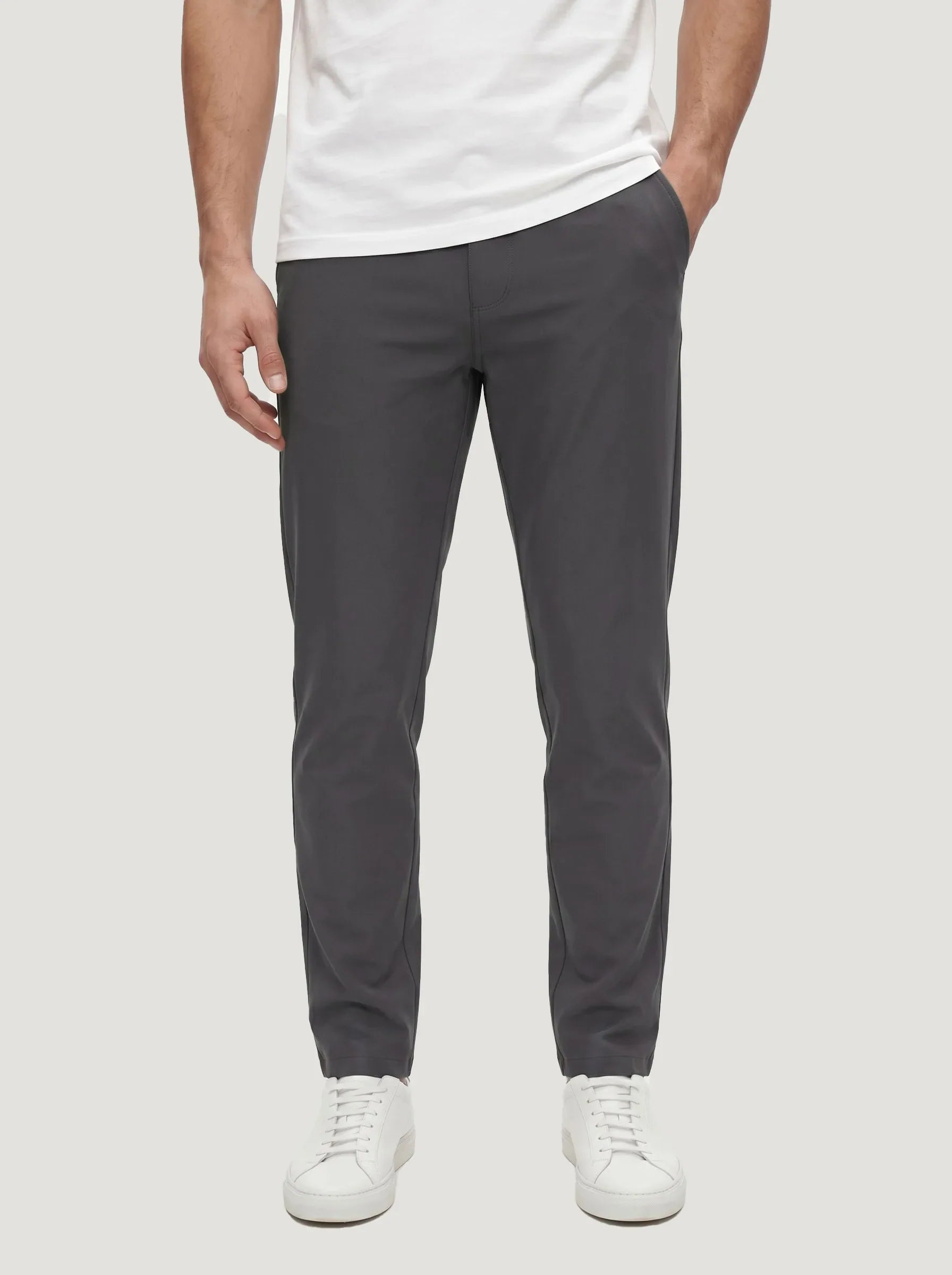 Pantalón chino súper elástico Bonflex™ – Corte slim atlético — Pack de 3