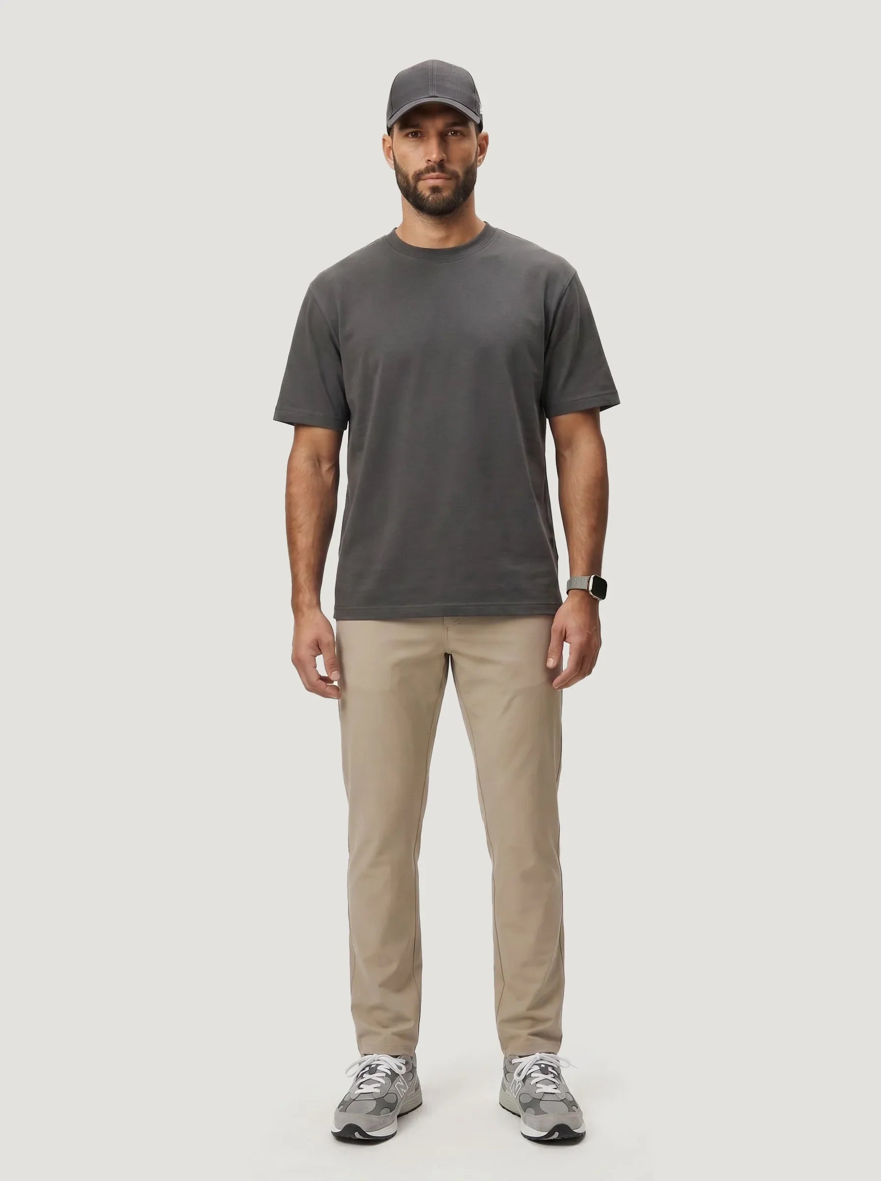 Pantalón chino súper elástico Bonflex™ – Corte slim atlético — Pack de 3