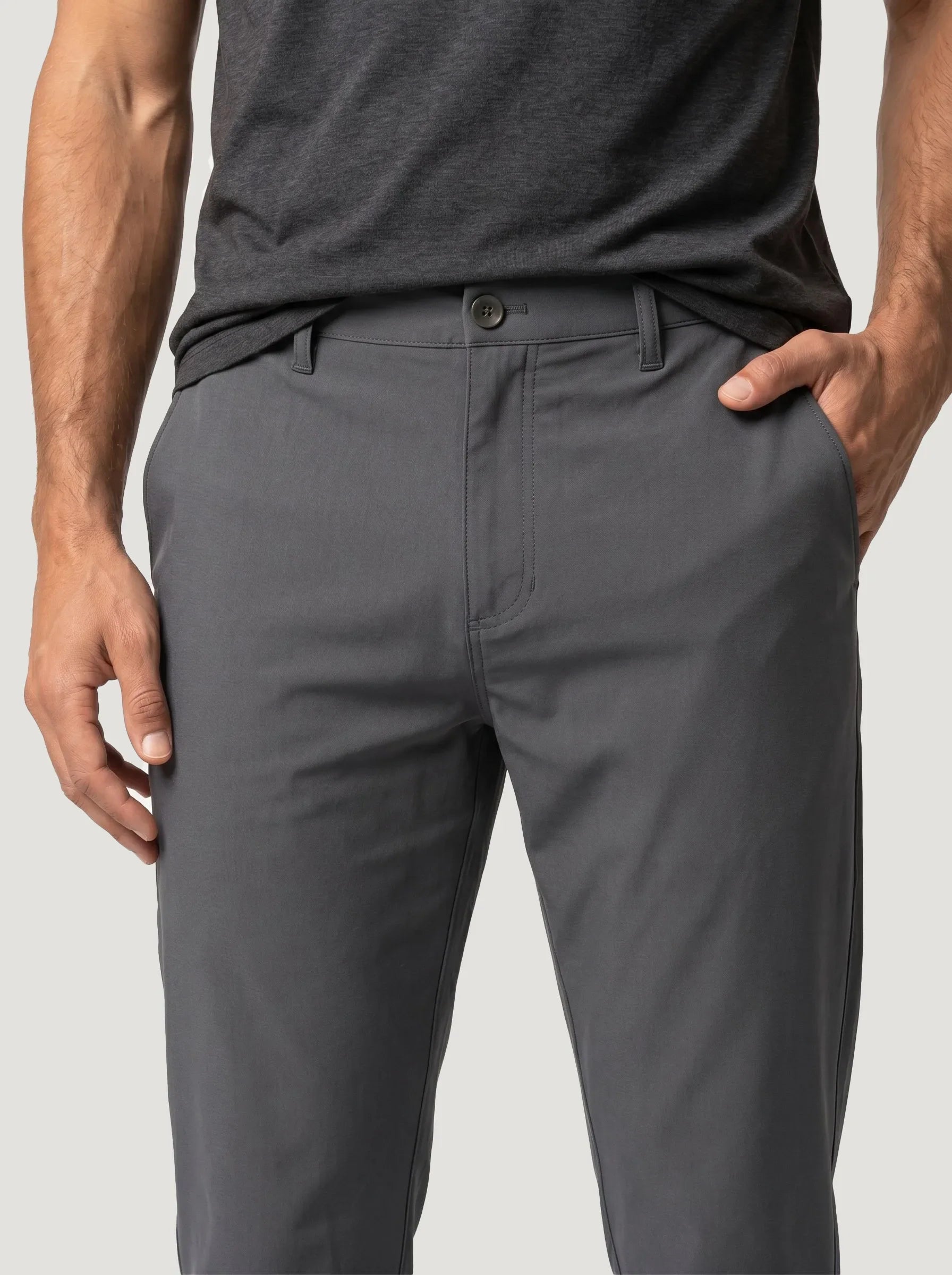Chino elasticizzato Bonflex™ – Vestibilità classica — Confezione da 2