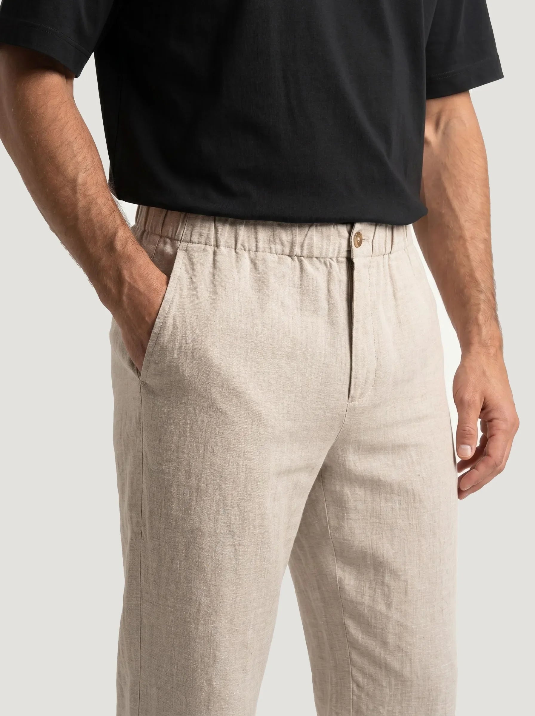 100% European Linen Dress Pants — 2-Pack