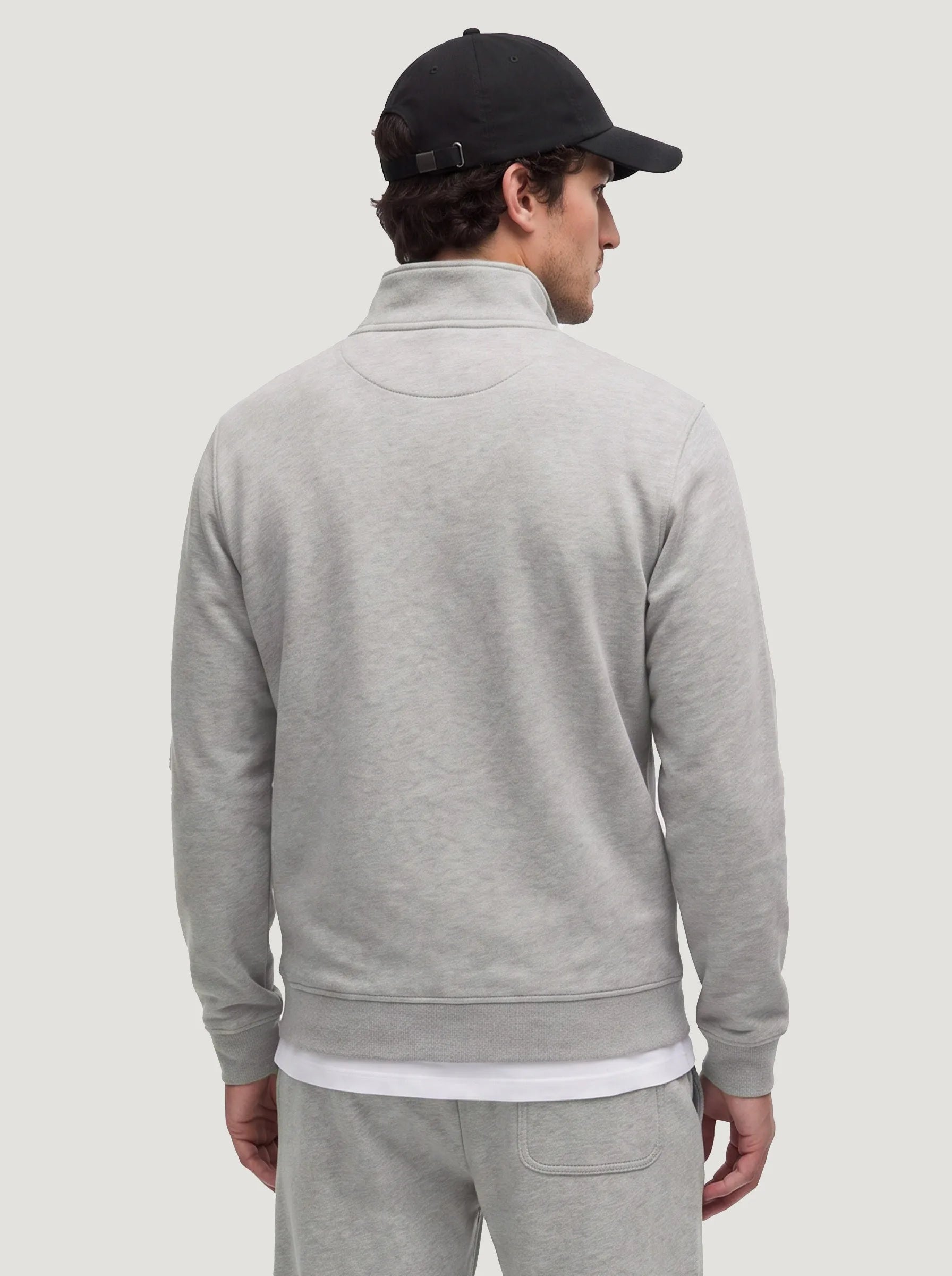 Half-Zip-Pullover aus Bio-Baumwolle