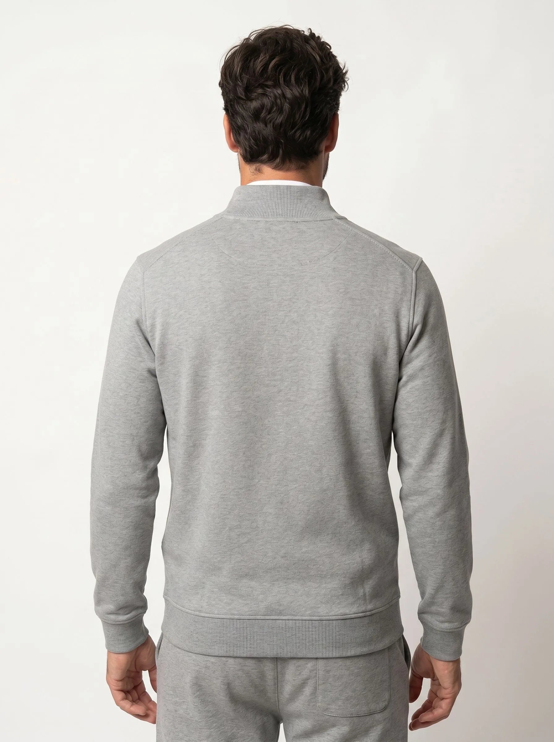 Half-Zip-Pullover aus Bio-Baumwolle