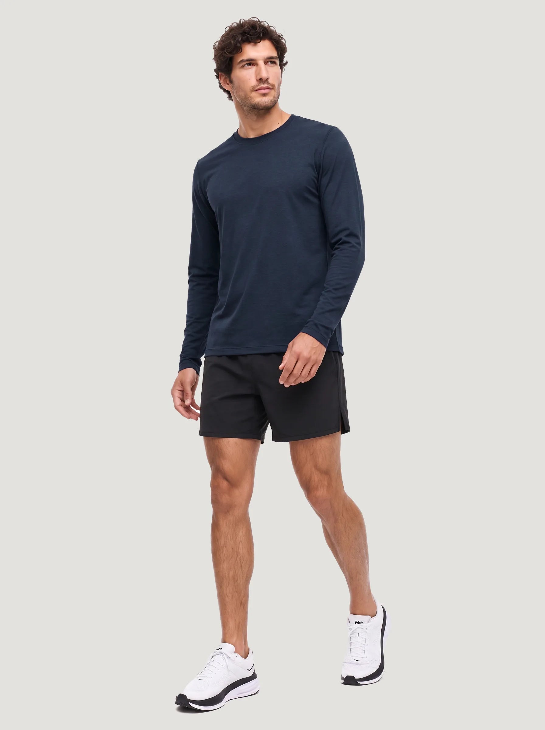 FlowBlend™ Active Langarm-Rundhalsshirt