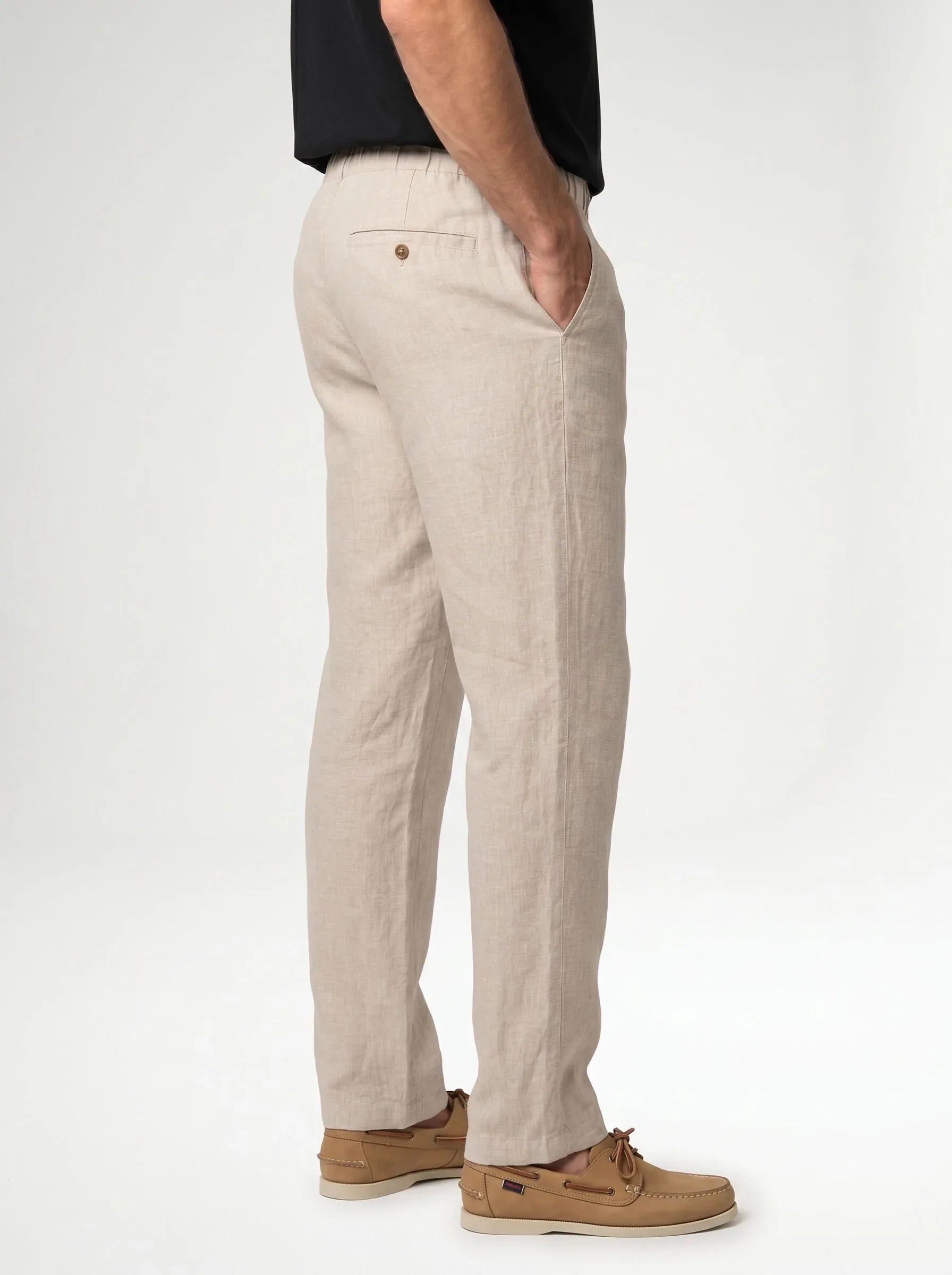 Pantalon habillé 100 % lin européen — 2-Pack