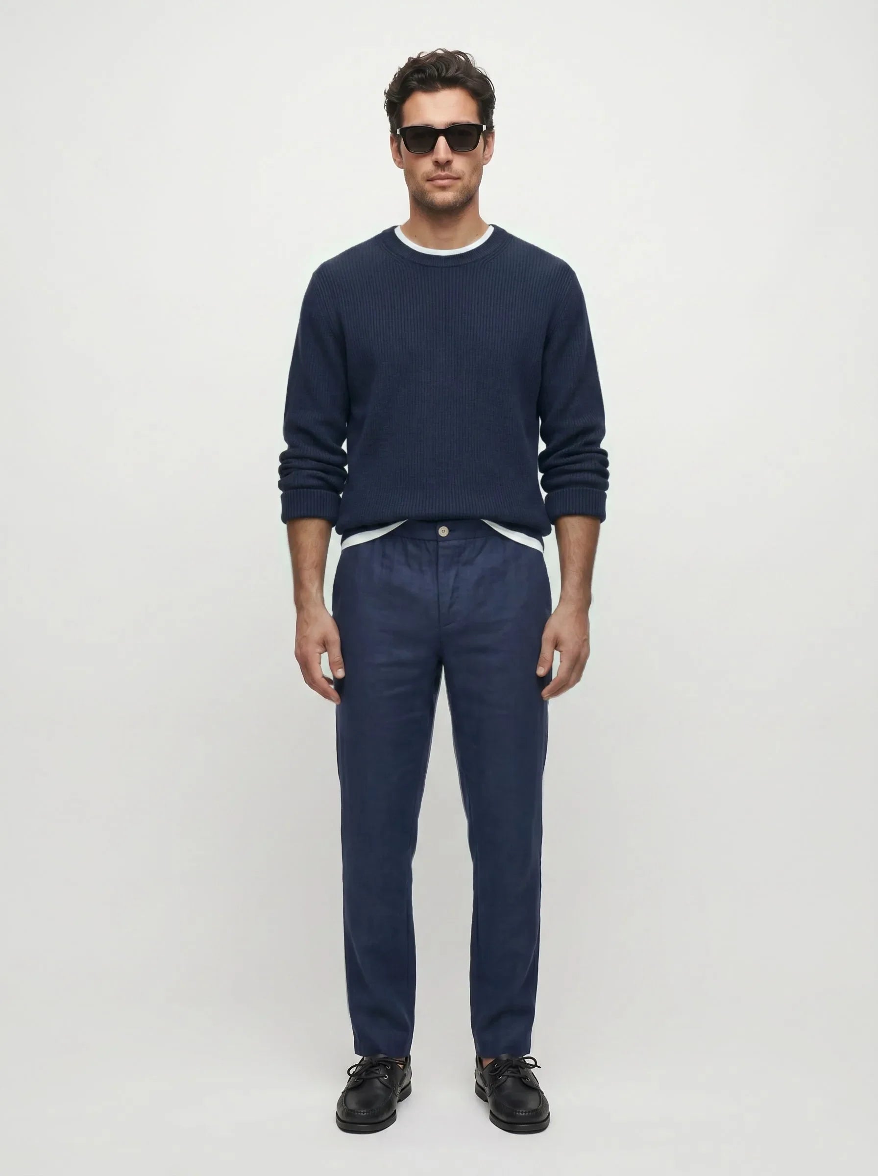 Pantalon habillé 100 % lin européen — 2-Pack