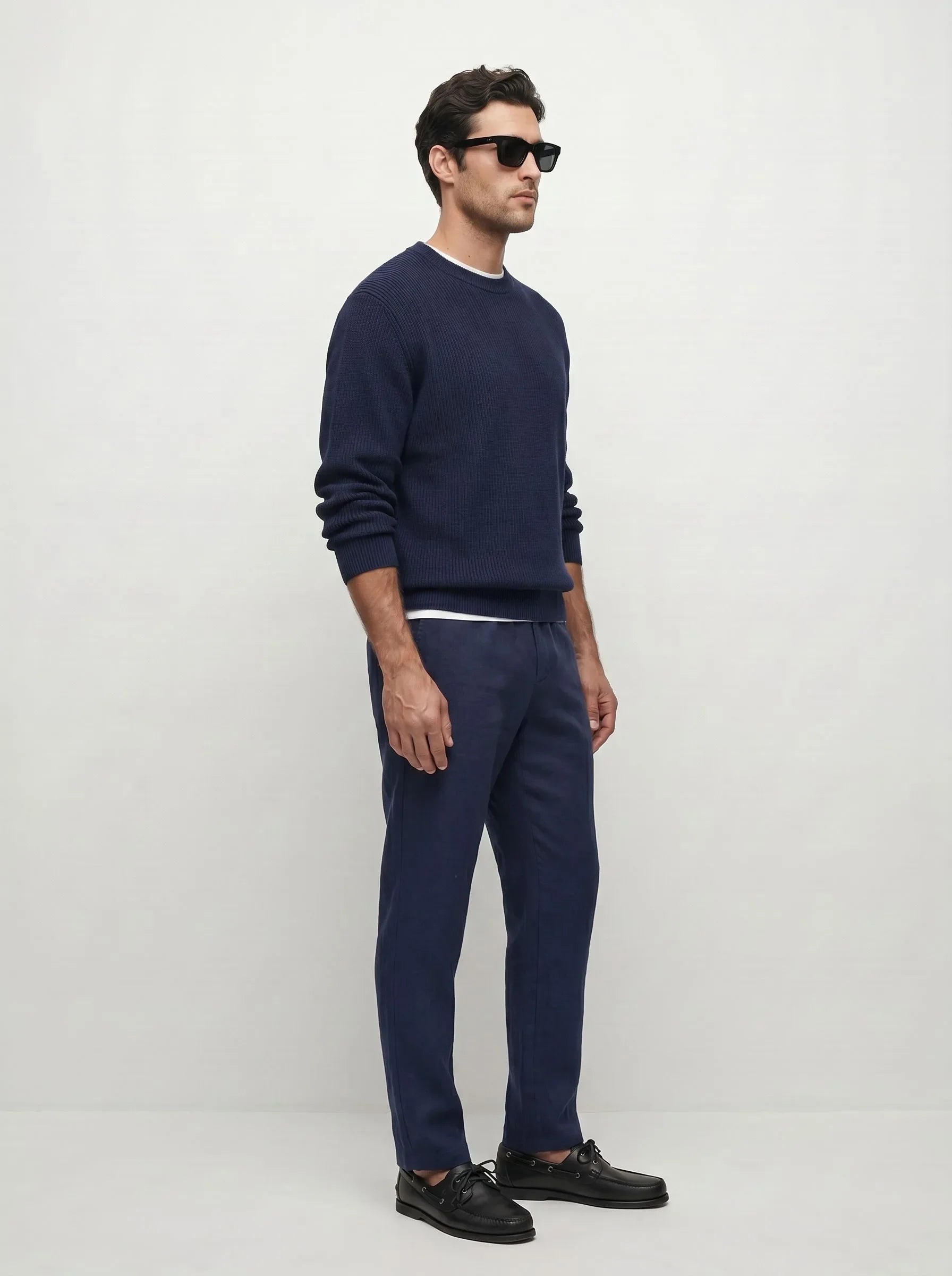 Pantalon habillé 100 % lin européen — 2-Pack