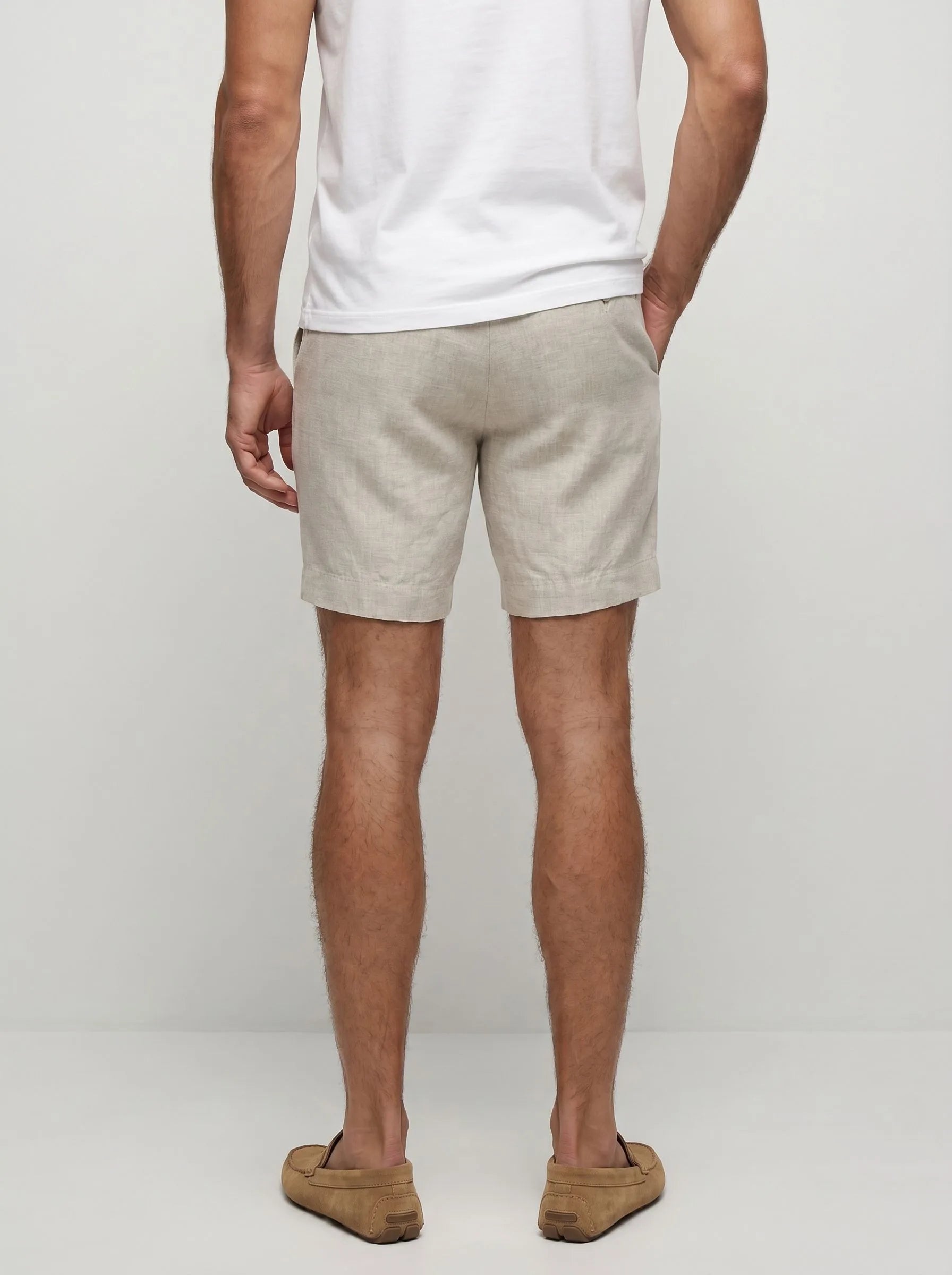 Short habillé 100 % lin européen