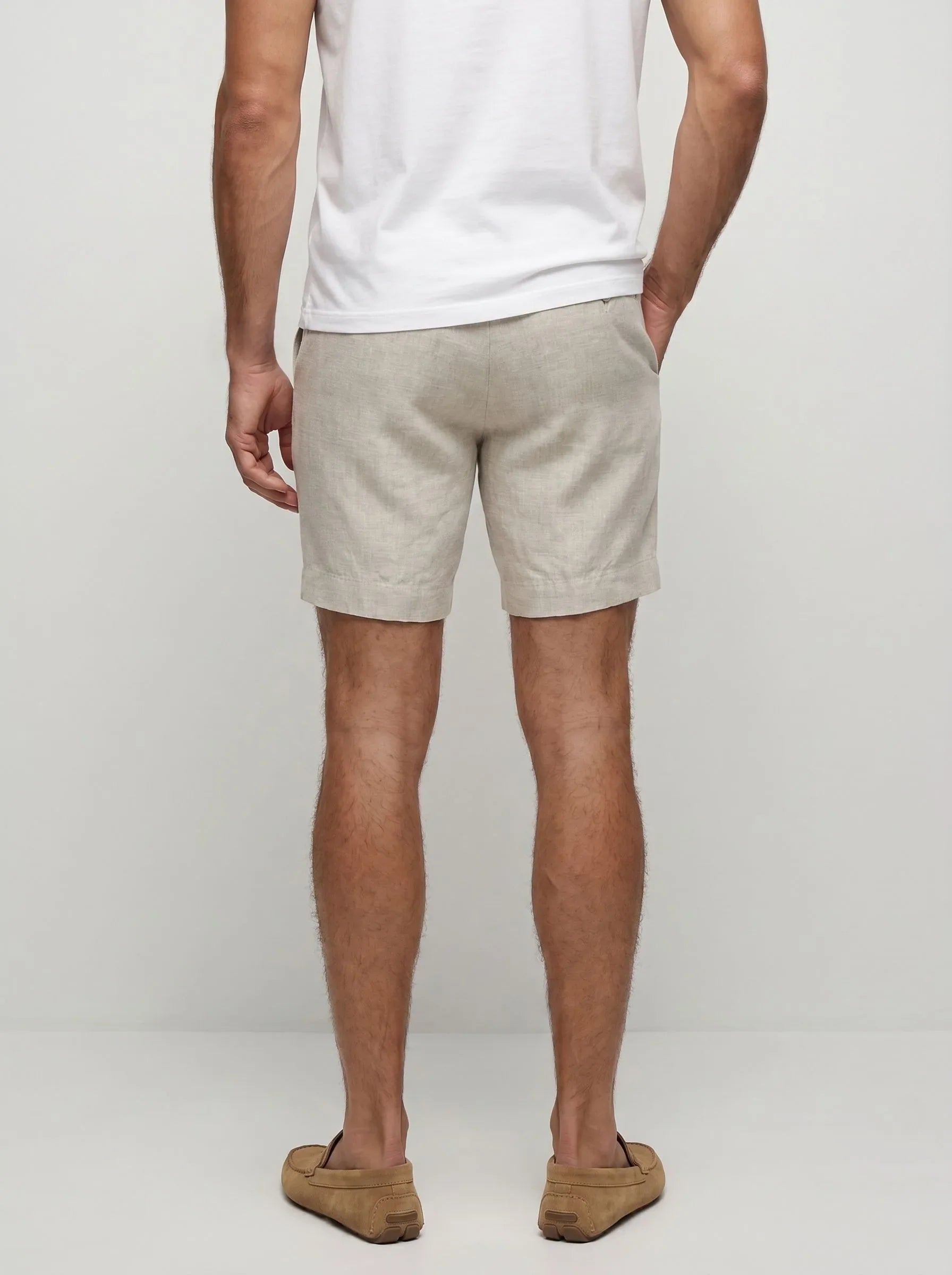 100% European Linen Dress Shorts — 2-Pack