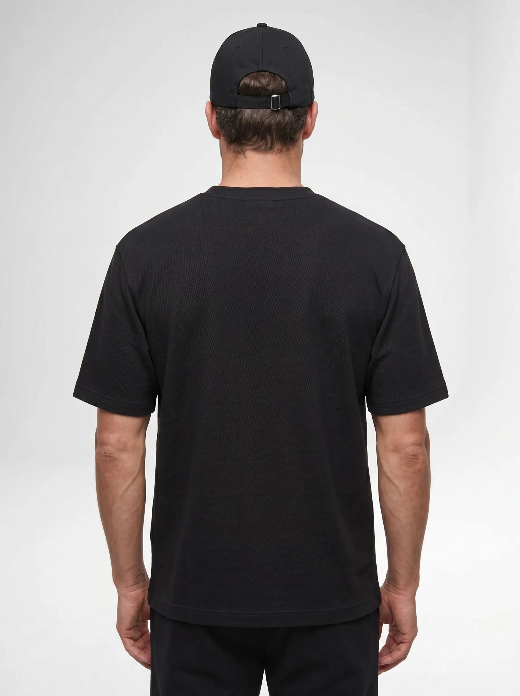 T-Shirt aus 100 % Bio-Baumwolle, schwere Qualität, Rundhalsausschnitt