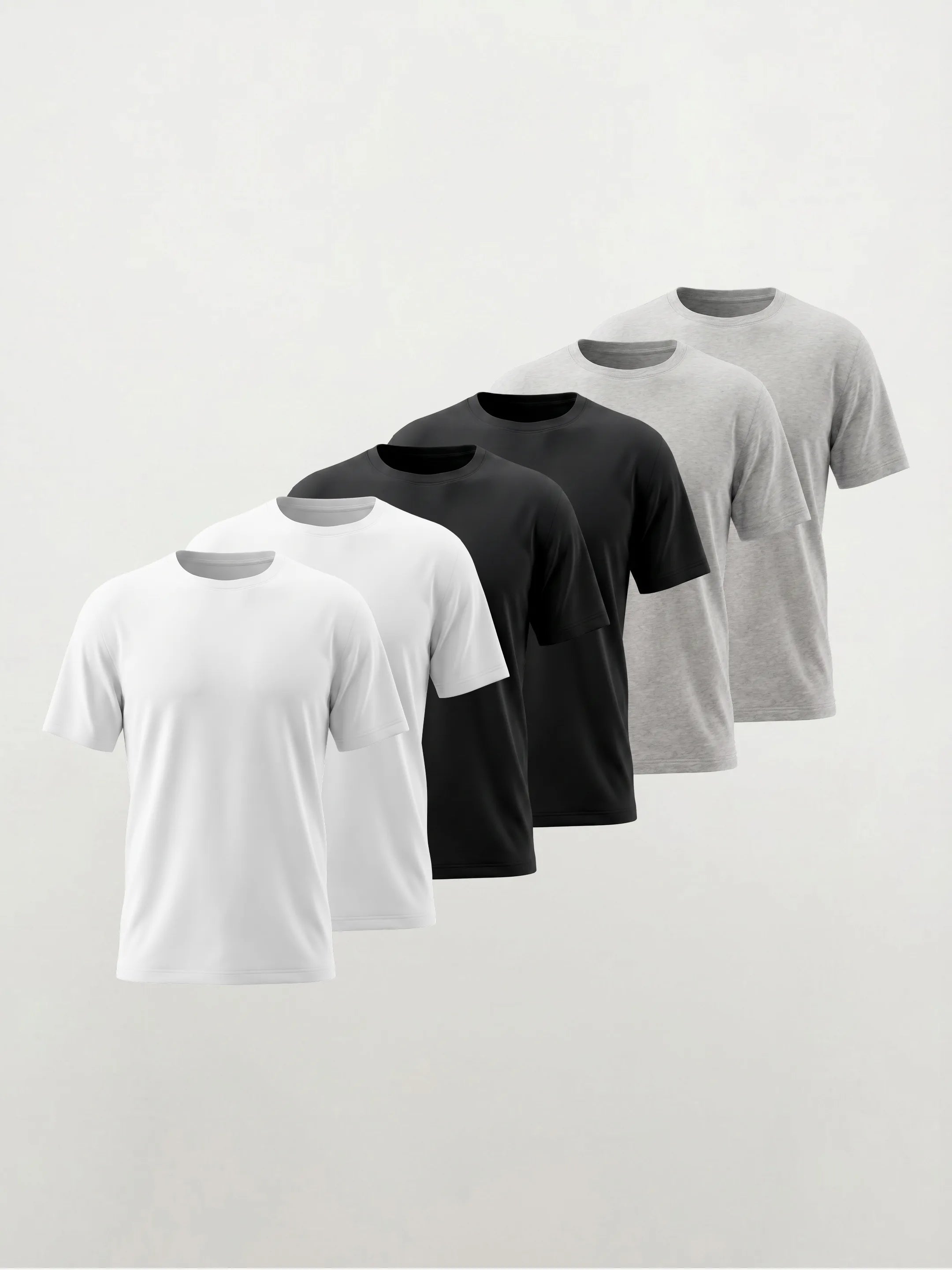 100% Organic Cotton Classic Crew Tee — 6-Pack