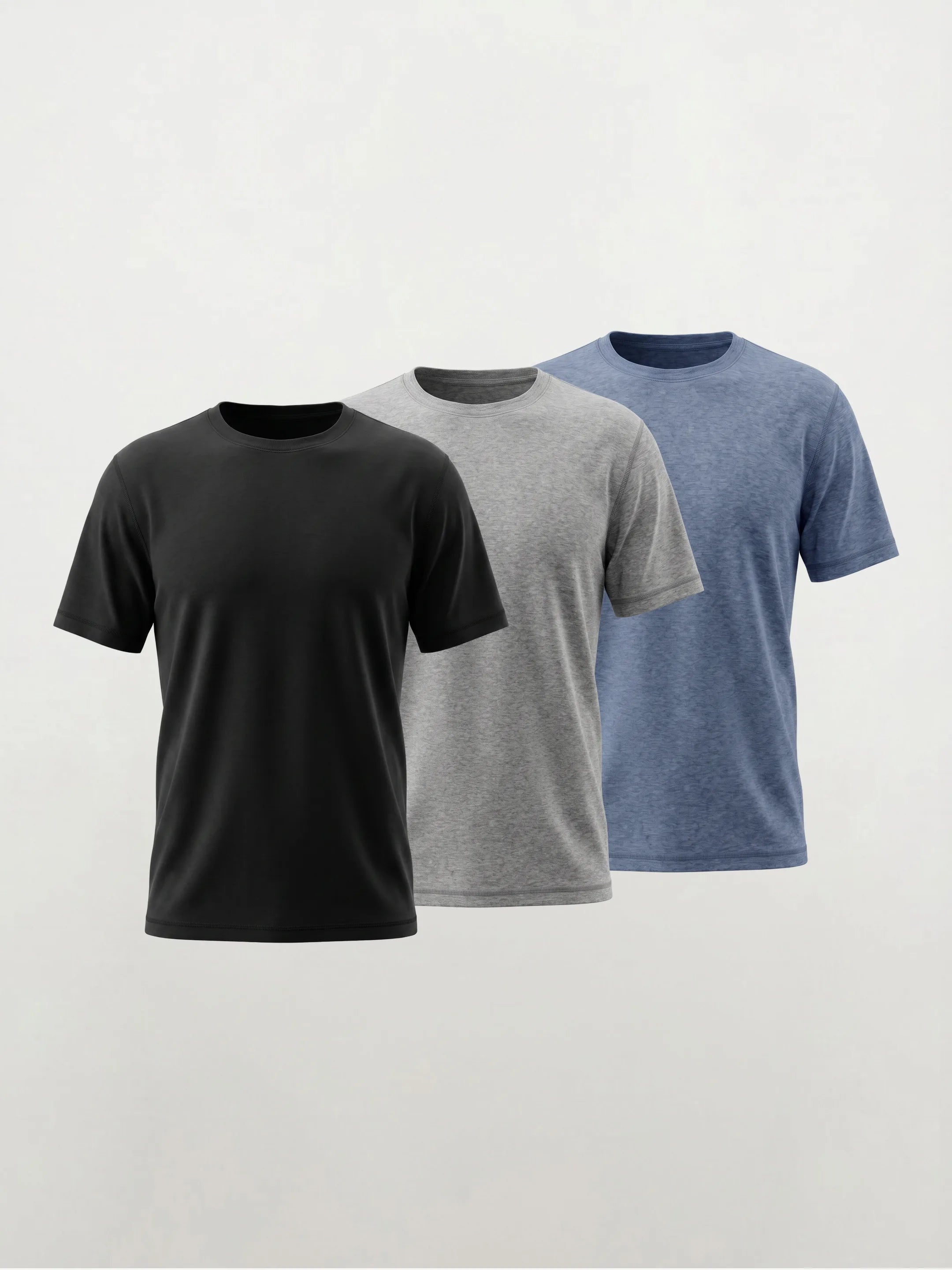 T-shirt col rond sport FlowBlend™ — 3-Pack